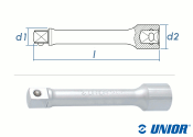 1/2&quot; x 125mm UNIOR Verl&auml;ngerung 190.4/1 verchromt (1 Stk.)