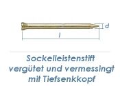 1,4 x 25mm Sockelleistenstifte vergütet Stahl...