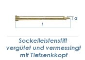 1,4 x 35mm Sockelleistenstifte vergütet Stahl...