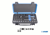 1/4" UNIOR Steckschlüssel Set 33-teilig 188C...