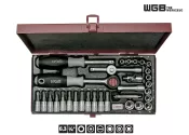 1/4" WGB Steckschlüssel / Bit Set 36-teilig...