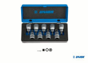 1/2" UNIOR Schlagschraubendreher Set 14-teilig 6762...
