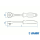 1/2" UNIOR Umsteckknarre 190.9/2BI verchromt (1 Stk.)