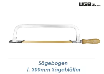 300mm WGB Metallsägebogen (1 Stk.)