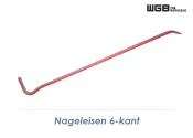 400mm WGB Nageleisen 6-kant (1 Stk.)