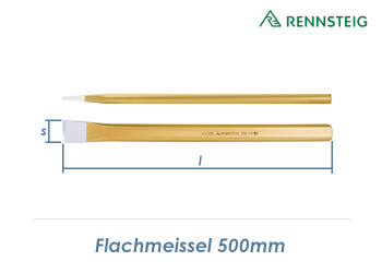 500mm RENNSTEIG Flachmeissel (1 Stk.)