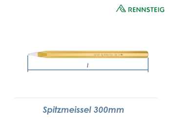 300mm RENNSTEIG Spitzmeissel  (1 Stk.)