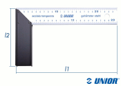 300 x 135mm UNIOR Anschlagwinkel 1263 (1 Stk.)