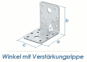 70 x 70 x 55mm Winkel verzinkt mit Verst&auml;rkungsrippe (1 Stk.)