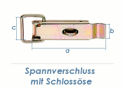 93 x 24mm Spannverschluss mit Schloss&ouml;se verzinkt (1 Stk.)