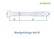 202 x 48mm Werfgehänge leicht verzinkt (1 Stk.)