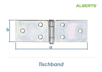 101 x 32mm Tischband verzinkt (1 Stk.)