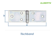 101 x 32mm Tischband verzinkt (1 Stk.)
