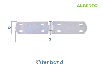 195 x 35mm Kistenband verzinkt (1 Stk.)