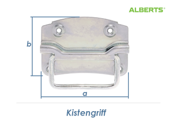 120 x 85mm Kistengriff verzinkt (1 Stk.)