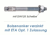 M10 x 92mm Bolzenanker verzinkt - ETA Opt. 1 (1 Stk.)