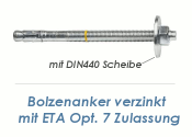 M10 x 105mm Bolzenanker verzinkt - ETA Opt. 7 (1 Stk.)