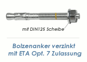M12 x 70mm Bolzenanker verzinkt - ETA Opt. 7 (1 Stk.)