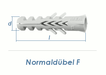 10 x 50mm Normaldübel F (10 Stk.)