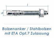 M12 x 90mm Bolzenanker verzinkt - ETA Opt. 7 (1 Stk.)