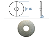 10,5 x 40mm Kotfl&uuml;gelscheiben Edelstahl A2 (10 Stk.)