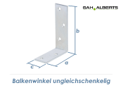 75 x 100 x 30mm Balkenwinkel ungleichschenklig verzinkt (1 Stk.)