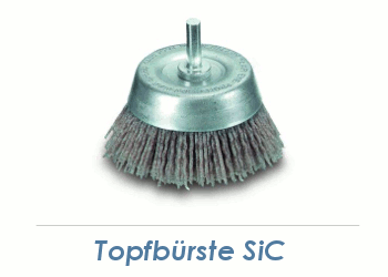 75 x 1,2mm Schaft-Topfbürste mit SiC Schleifborsten grob (1 Stk.)