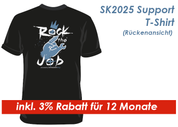 SK2025 Support Shirt Gr. L / Schwarz --  inkl. 3% Rabatt für 12 Monate -- (1 Stk.)