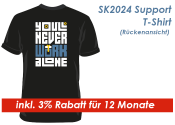 SK2024 Support Shirt Gr. XL / Schwarz --  inkl. 3% Rabatt f&uuml;r 12 Monate -- (1 Stk.)