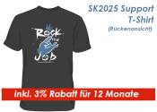 SK2024 Support Shirt Gr. M / Grau --  inkl. 3% Rabatt f&uuml;r 12 Monate -- (1 Stk.)