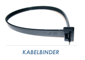7,6 x 450mm Kabelbinder schwarz (10 Stk.)