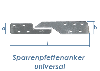 250mm Sparrenpfettenanker universal (1 Stk.)