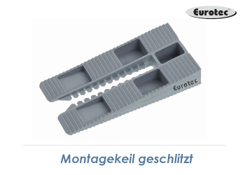 88 x 43 x 15mm Montagekeil geschlitzt (1 Stk.)