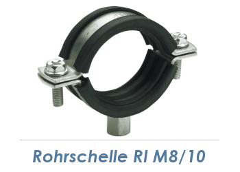 83-93mm (3") Rohrschellen M8/M10  (1 Stk.)