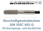 M2,5 Einschnittgewindebohrer DIN352C HSS-G (1 Stk.)