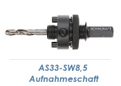AS33-SW8,5 Aufnahmeschaft für Bi-Metall...
