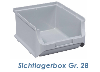 160 x 137 x 82mm Stapelsichtbox Gr.2B grau (1 Stk.)