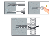 5,5mm Steckdübel InsertFIX grau (10 Stk.)