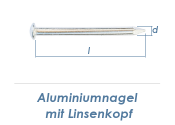 4,5 x 60mm Aluminiumn&auml;gel Linsenkopf  (10 Stk.)