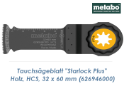 32 x 60mm Metabo HCS Tauchs&auml;geblatt Starlock Plus...
