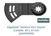 40 x 53mm Metabo HM S&auml;geblatt Starlock Plus f&uuml;r abrasive Materialien (1 Stk.)