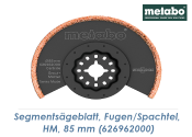 85mm Metabo HM Segments&auml;geblatt Starlock f&uuml;r Fugen + Spachtelmasse  (1 Stk.)