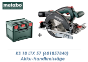 Metabo Akku-Handkreiss&auml;ge KS 18 LTX 57 (1 Stk.)