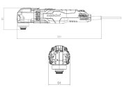 Metabo Multitool MT 400 QUICK SET (1 Stk.)