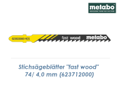 4 x 74mm Stichsägeblatt "Fast Wood"...