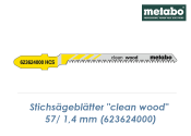 1,4 x 57mm Stichsägeblatt "Clean Wood"...
