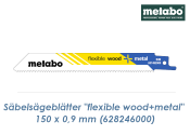 150mm S&auml;bels&auml;geblatt BiM &quot;Flexible Wood+Metal&quot;  (1 Stk.)