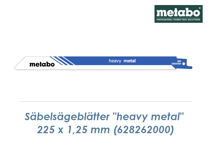 BiM Bimetall-Säbelklinge S112EF Z 1,4mm Säbelsägeblatt 225mm zum Metall Sägen DE 