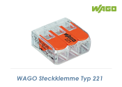 3-polige WAGO Klemme 0,2 - 4mm2  (1 Stk.)