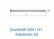 3,1 x 90mm Drahtstifte Edelstahl A2 (100g = ca. 19Stk.)